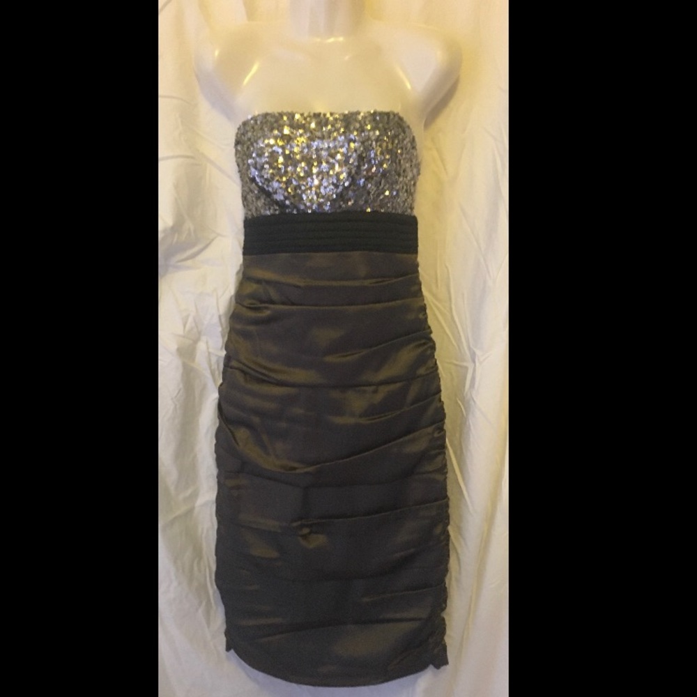 army green short dress